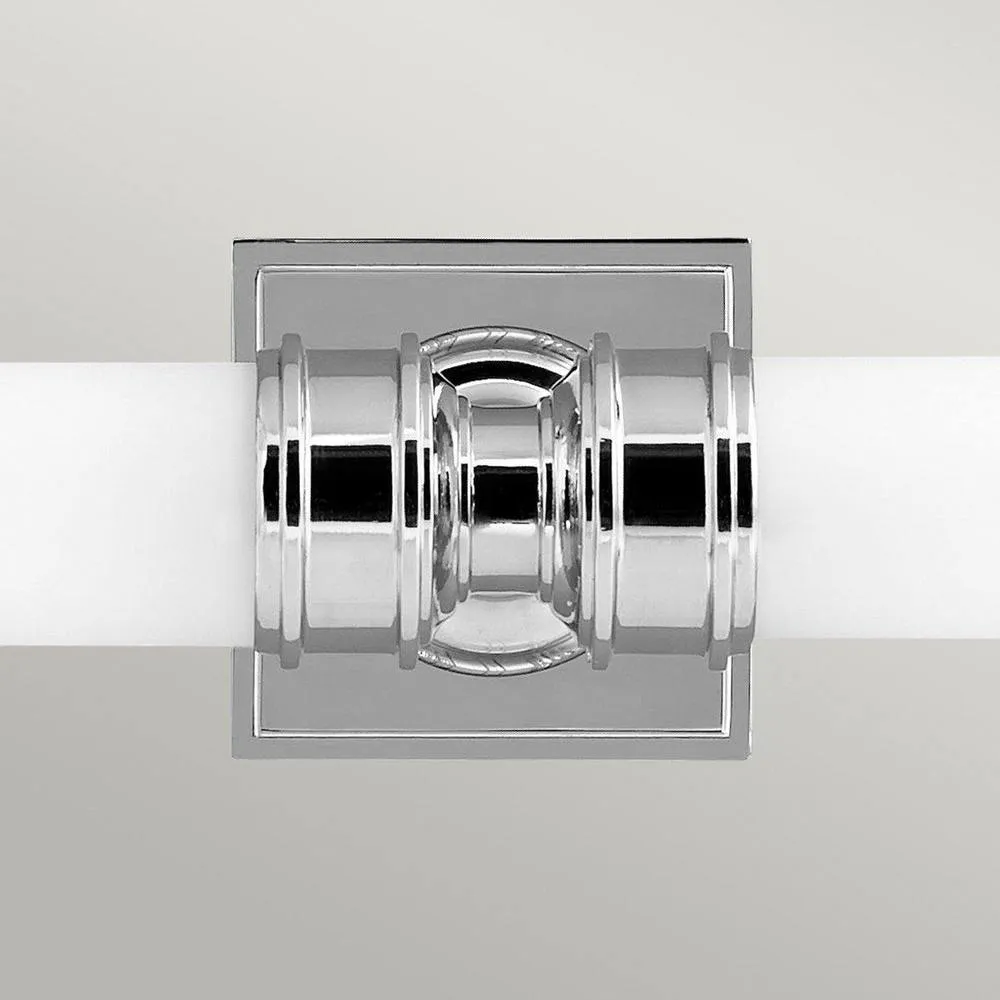 Netlighting Payne 2 Light Indoor Wall Light Polished Chrome IP44 G9 in Grey 3