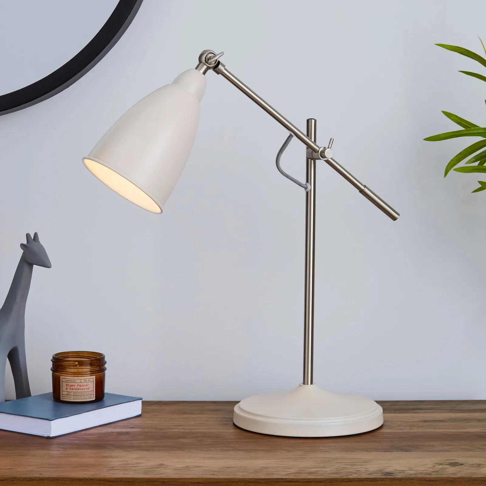 Robson Mushroom Lever Arm Task Desk Lamp Mushroom