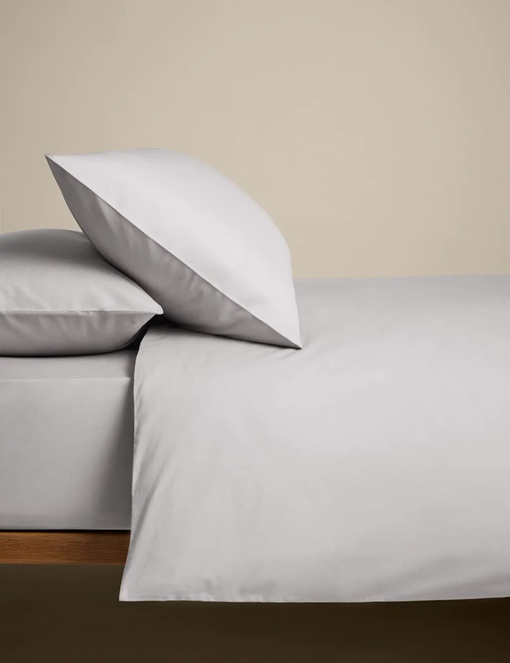 M&S Cotton Rich Bedding Set Dove