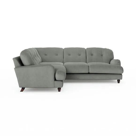 Martha Vintage Velvet Full Corner Sofa 6