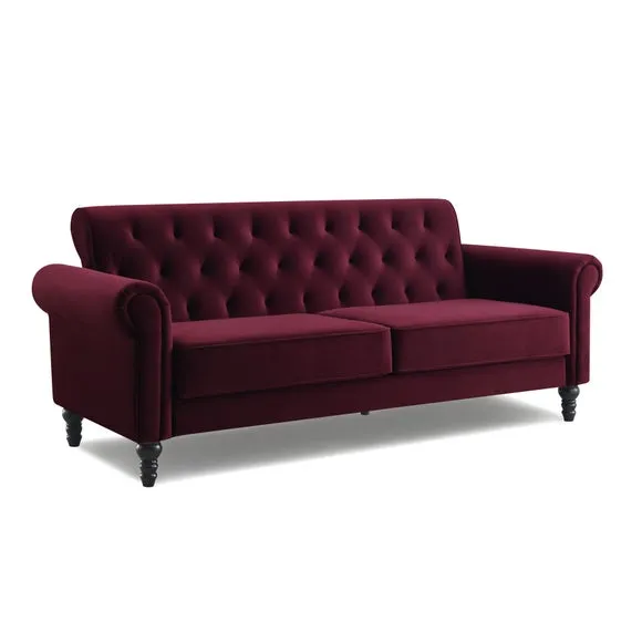 Greta Velvet 3 Seater Sofa 1