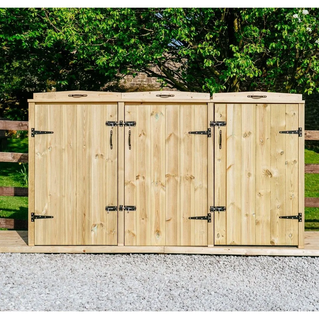 Buttercup Farm Chatburn 6 Box Store - Timber - Fits 6 x Boxes in Brown 2