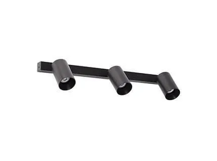 Netlighting Stan Wall Lamp Ceiling Lamp Black 3x GU10