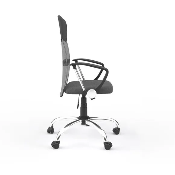 Orlando Office Chair Grey, Faux Leather 4