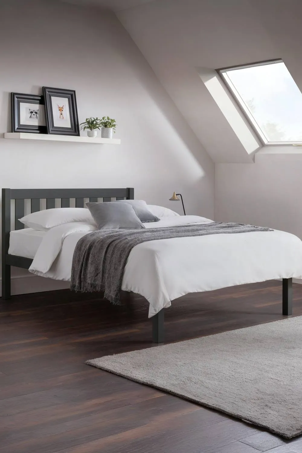 Julian Bowen Luna Bed in Dark Grey 1