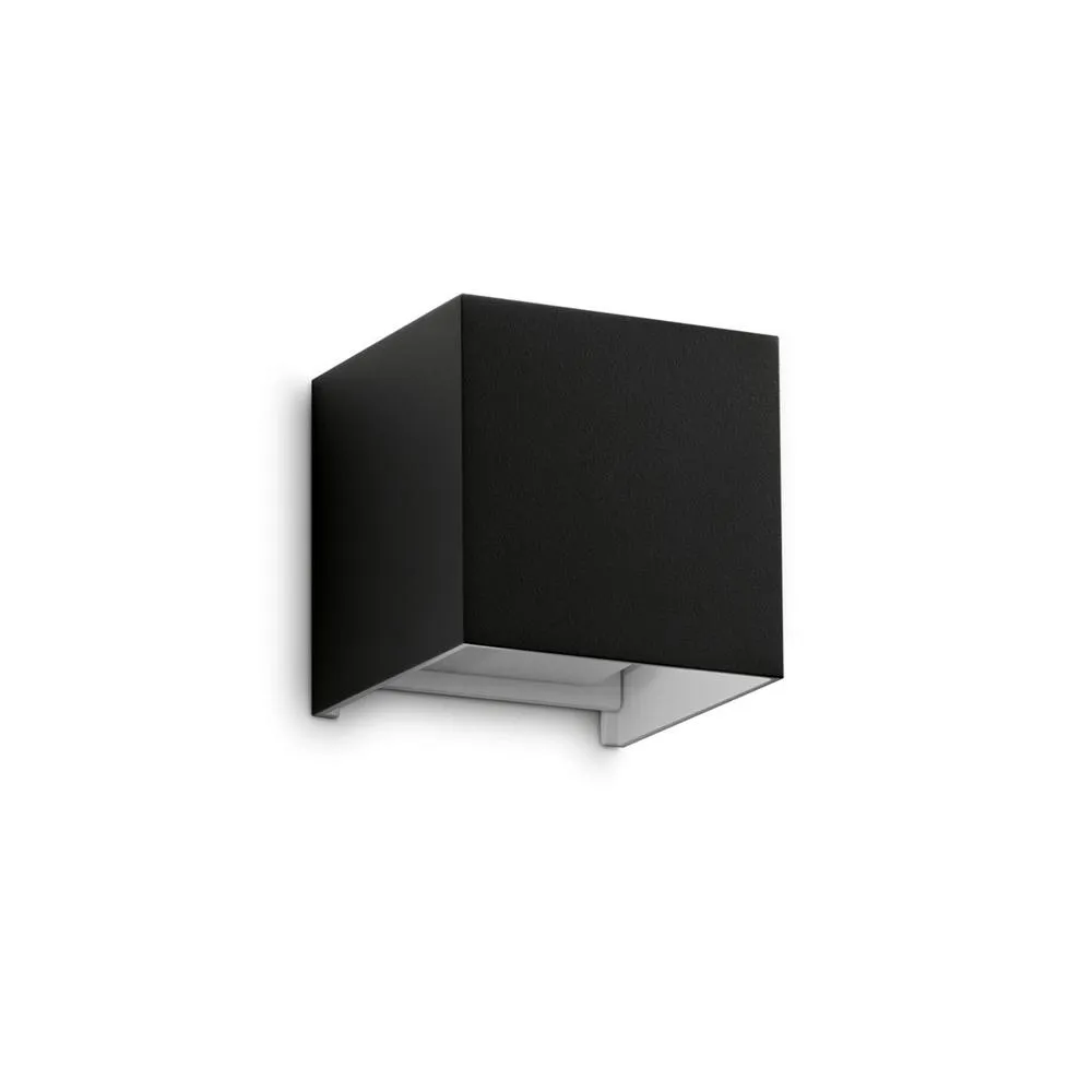 Netlighting Atom 10cm Outdoor Up Down Wall Lamp Black 2x LED 1200lm 4000K IP54
