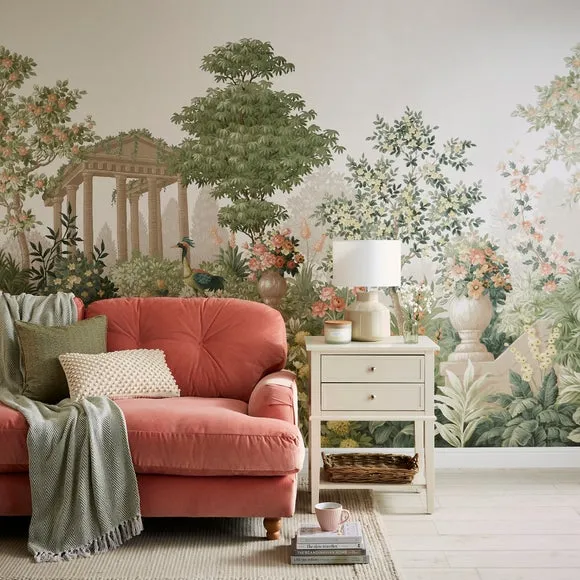 Cranberry and Laine Landscape Garden Wall Mural 1