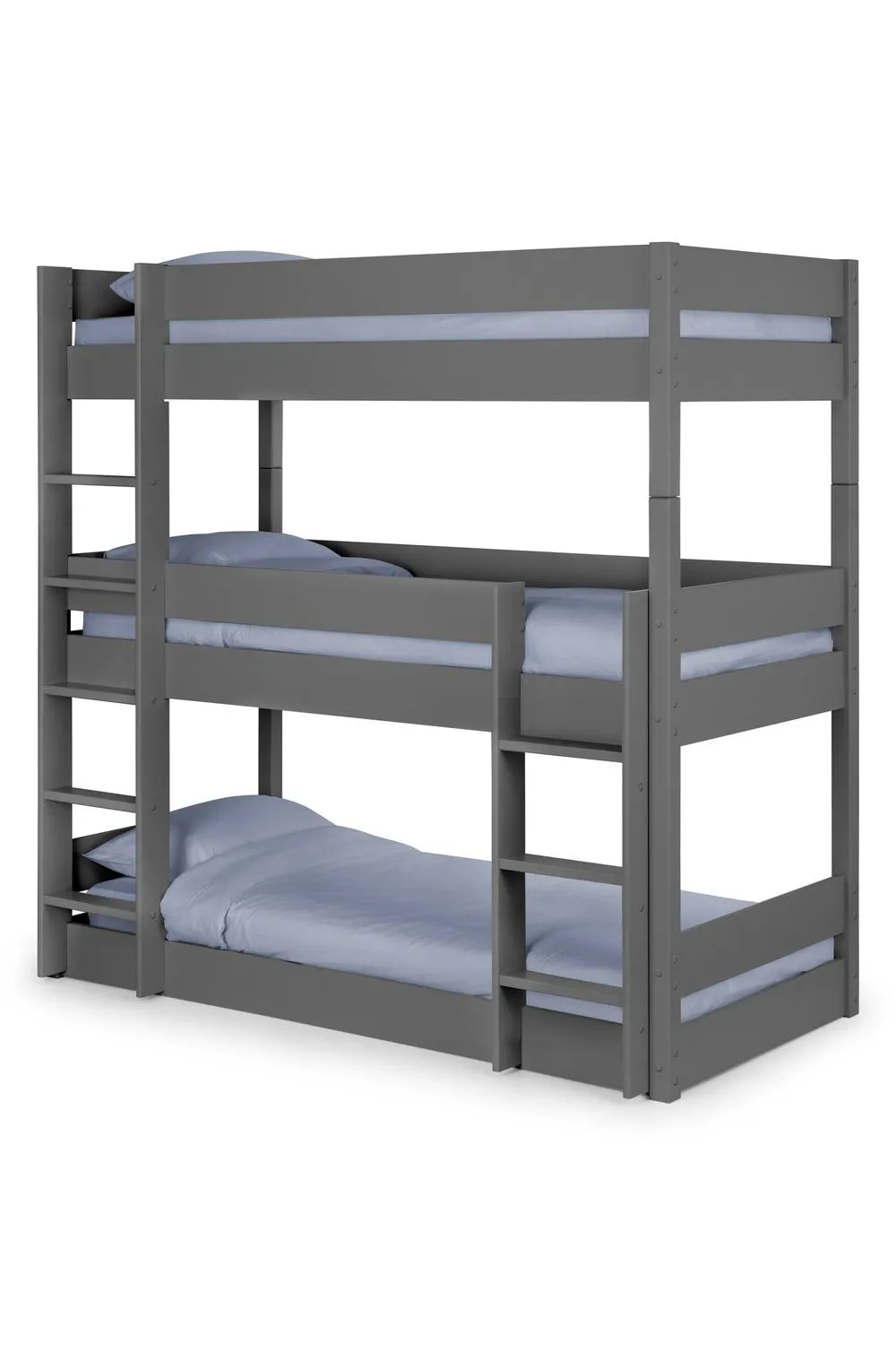 Julian Bowen Trio 3 Tier Triple Bunk Bed in Dark Grey 2