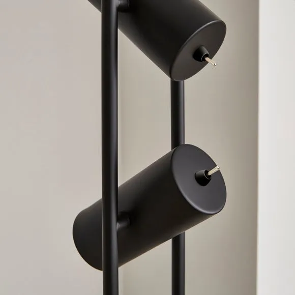Kit Industrial 2 Light Adjustable Floor Lamp 3