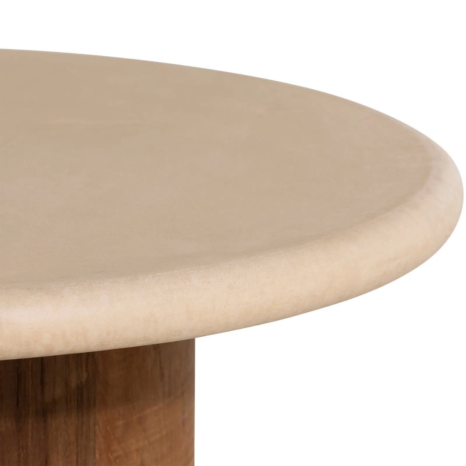 Panama Round Coffee Table 60X60X40Cm, Round, Brown Stone Effect | Barker & Stonehouse 4