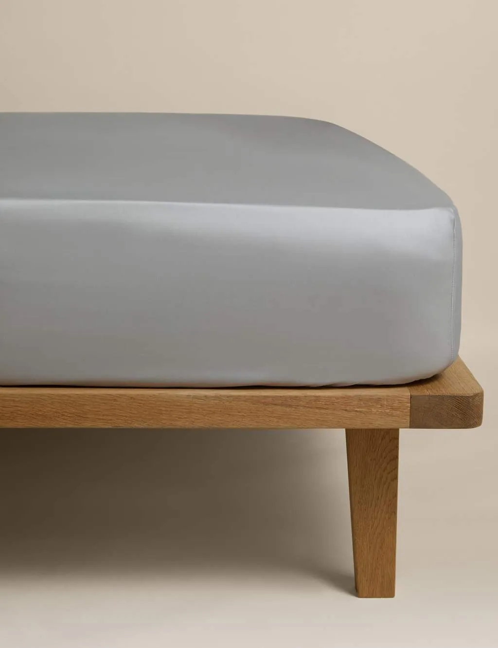 M&S Egyptian Cotton 230 Thread Count Silky Fitted Sheet Dove