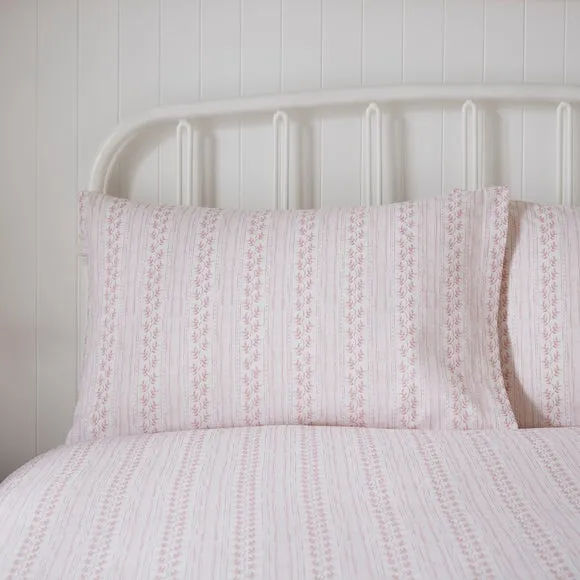 Floral Toile Polycotton Duvet Cover & Pillowcase Set 6