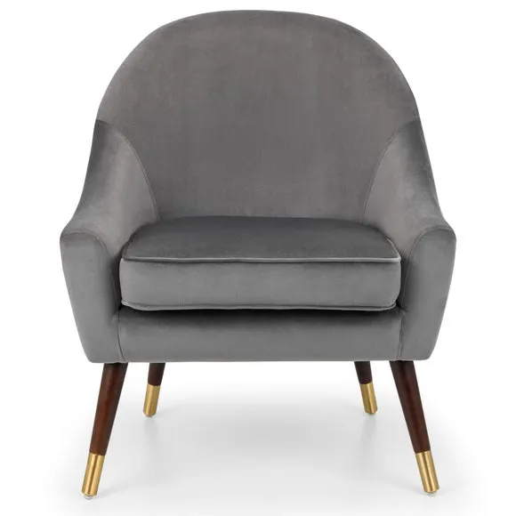 Elliot Velvet Cocktail Chair 3