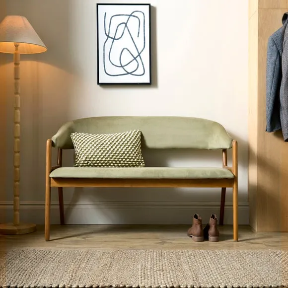 Hugh Dining Bench, Velvet 4
