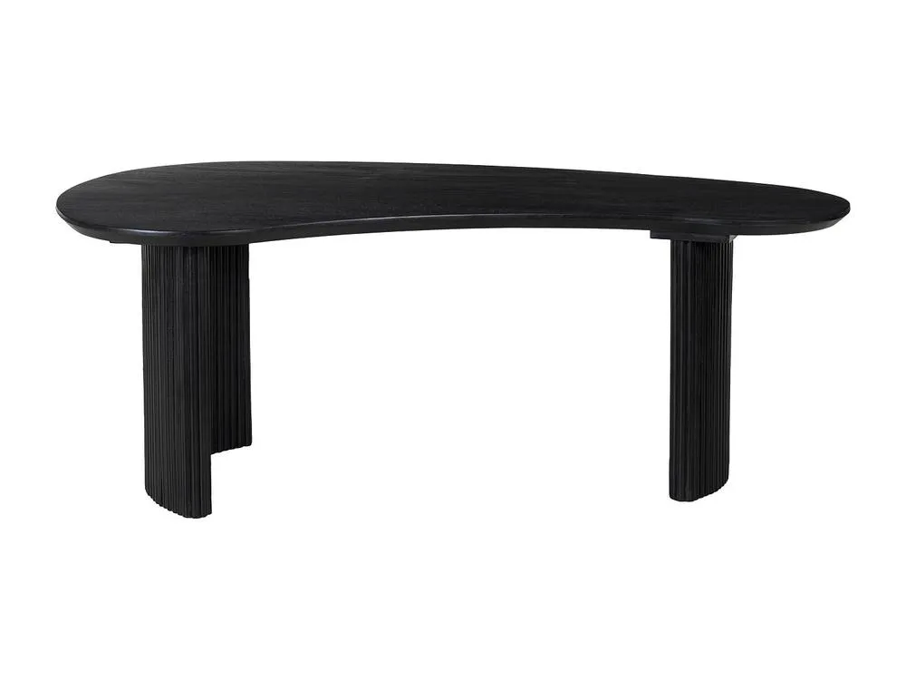 Vente-unique Mango Wood Coffee Table - Black - TAMENIA By Maison Céphy