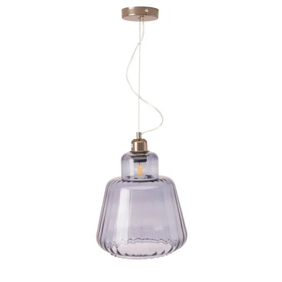 Porto Optic Glass Tapered Pendant Light 2
