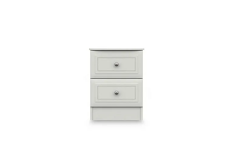 Marylebone 2 Drawer Bedside Cabinet - White