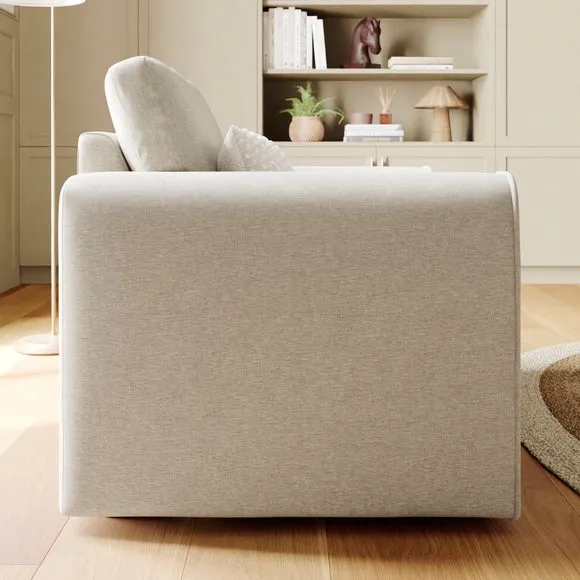 Abel Vintage Soft Chenille Snuggle Chair 3