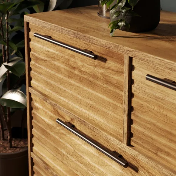 Bryant 7 Drawer Chest, Mango Wood Effect 3