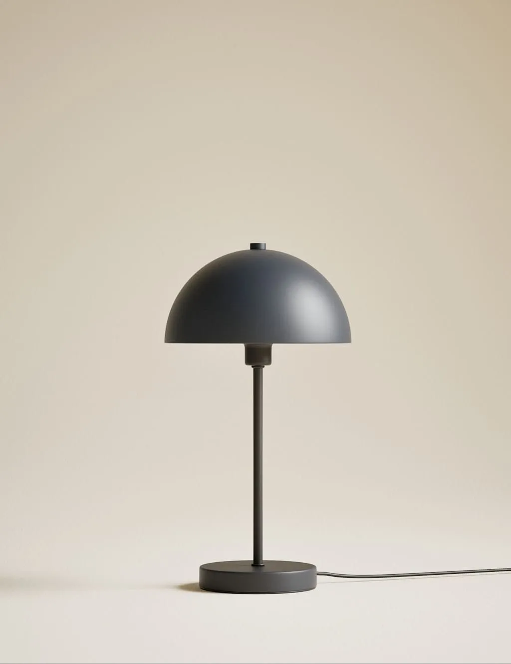 M&S Metal Dome Table Lamp Charcoal