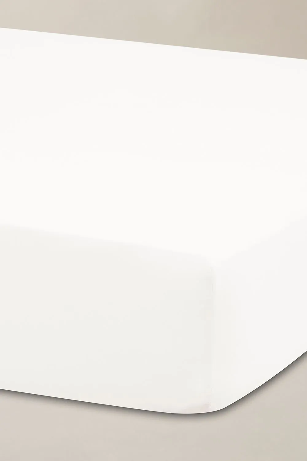 Ted Baker 'TB Plain Dye' Cotton Sateen Fitted Sheet in White