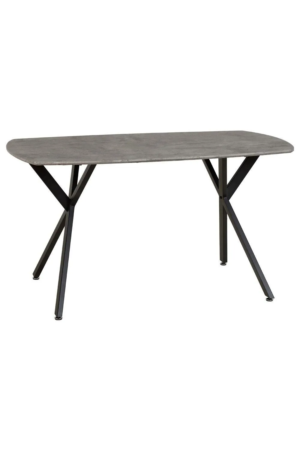 Seconique Athens Rectangular Dining Table in Charcoal 1