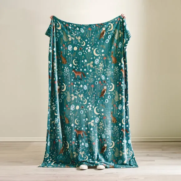 Catherine Lansfield Enchanted Twilight Throw Blanket 130cm x 170cm 3
