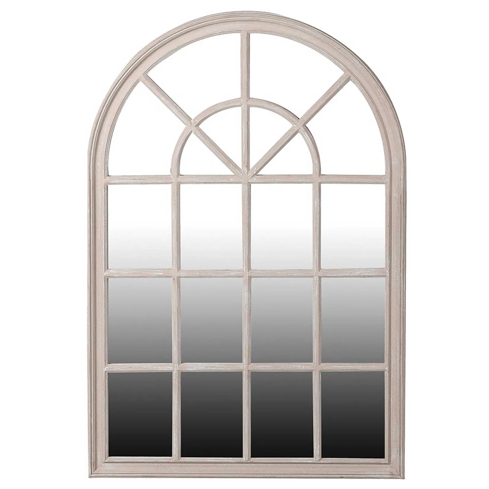 Antique Window Mirror, Neutral Wood | Barker & Stonehouse