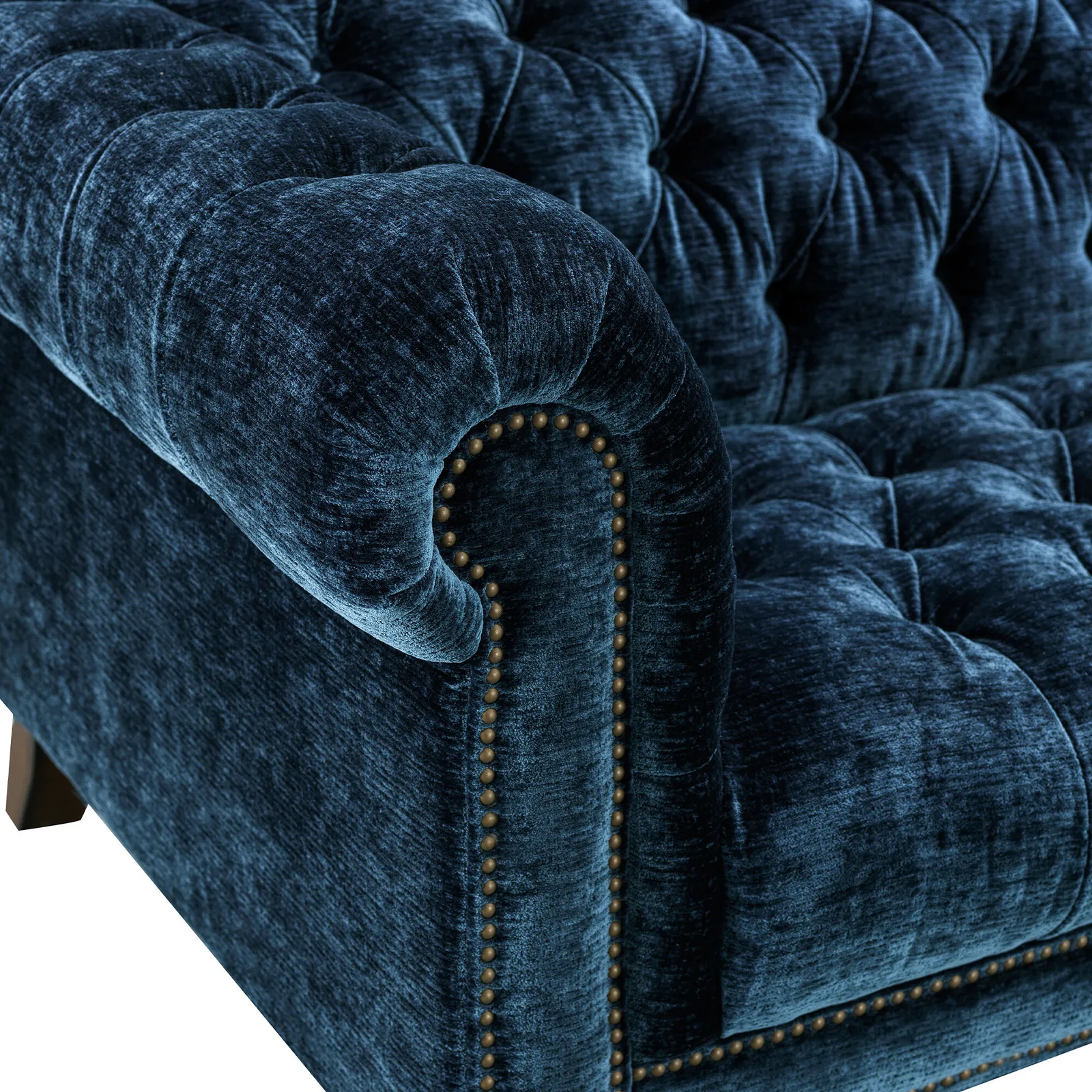Henley 1-Seater Armchair, Blue Fabric | Barker & Stonehouse 3