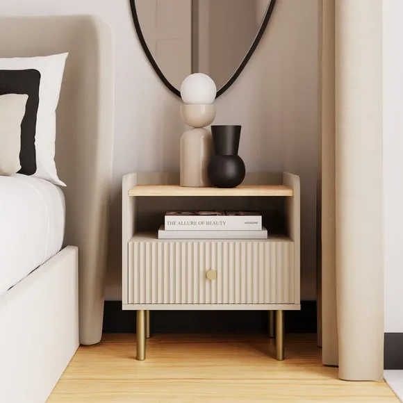 Georgi 1 Drawer Bedside Table 1