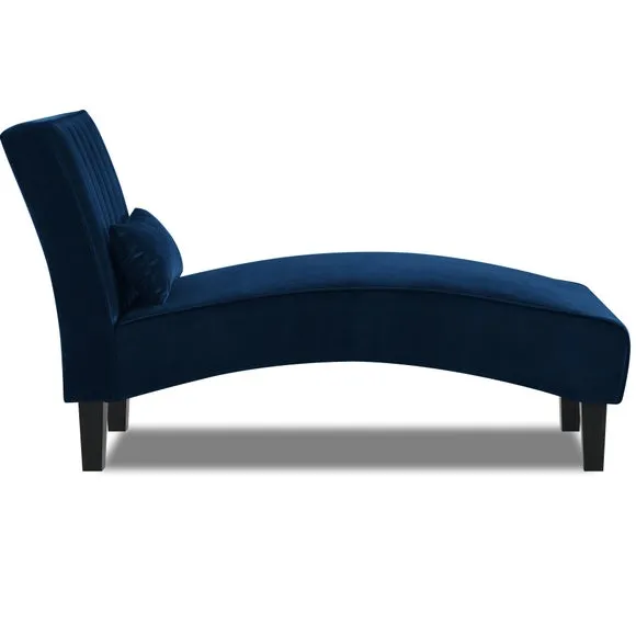 Bella Velvet Chaise Lounge 6