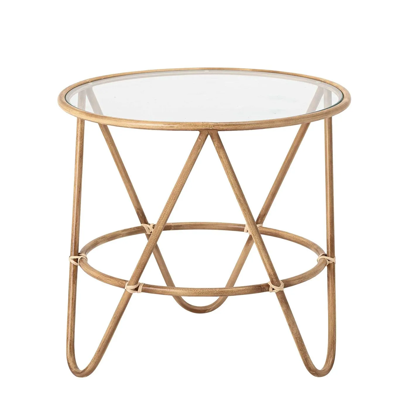 Metal Side Table, Gold