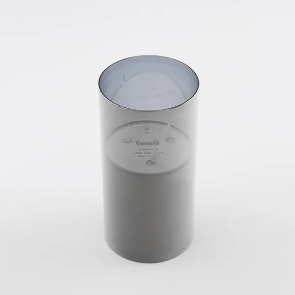 Tall Clear Glass LED Multiwick Candle 3