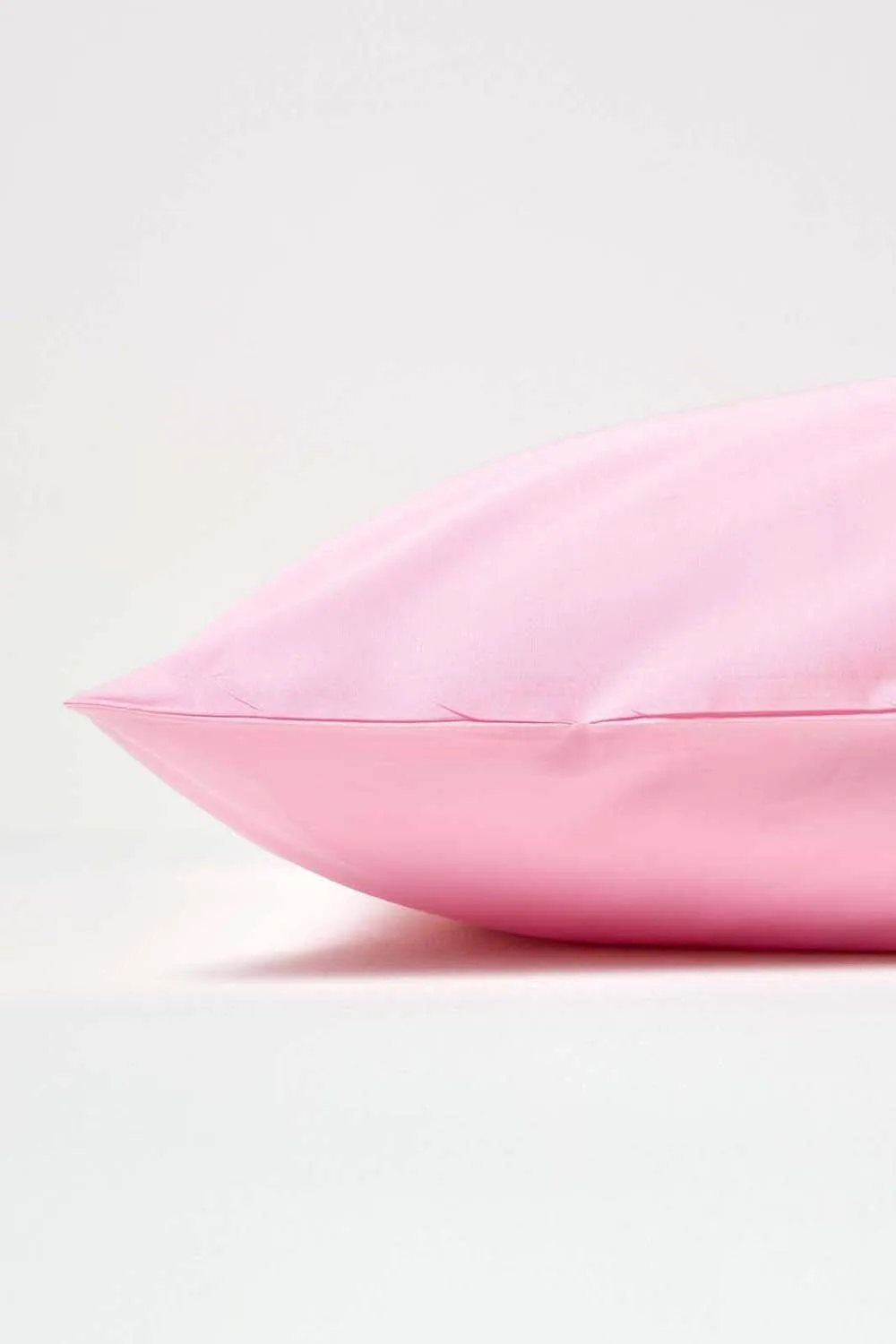 Homescapes Continental Egyptian Cotton Pillowcase 200 TC, 40 x 80 cm in Pink 2