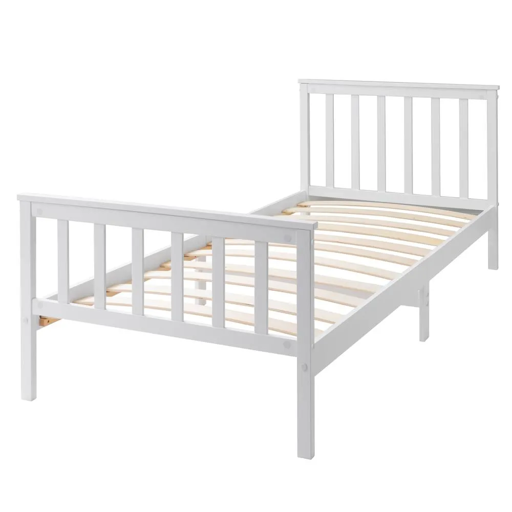 Nöa and Nani Otis Single Bed 3ft Frame in White 4