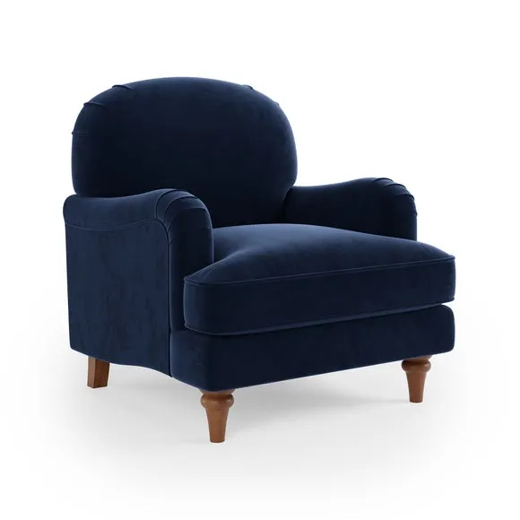 Beatrice II Matte Velvet Armchair 6