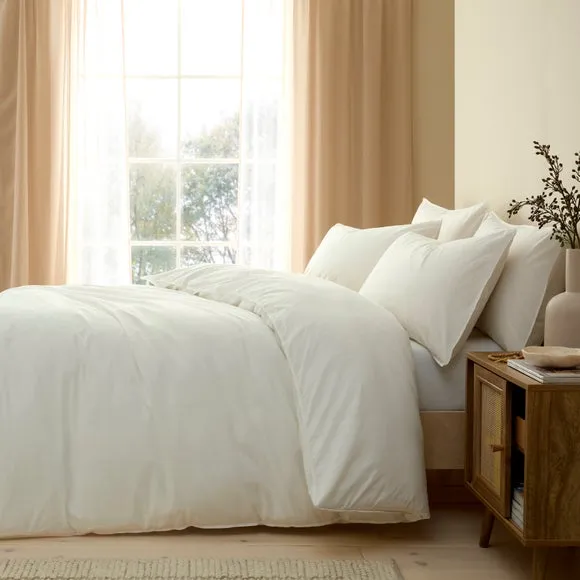 Soft Washed Cotton Duvet Cover & Pillowcase Set 3