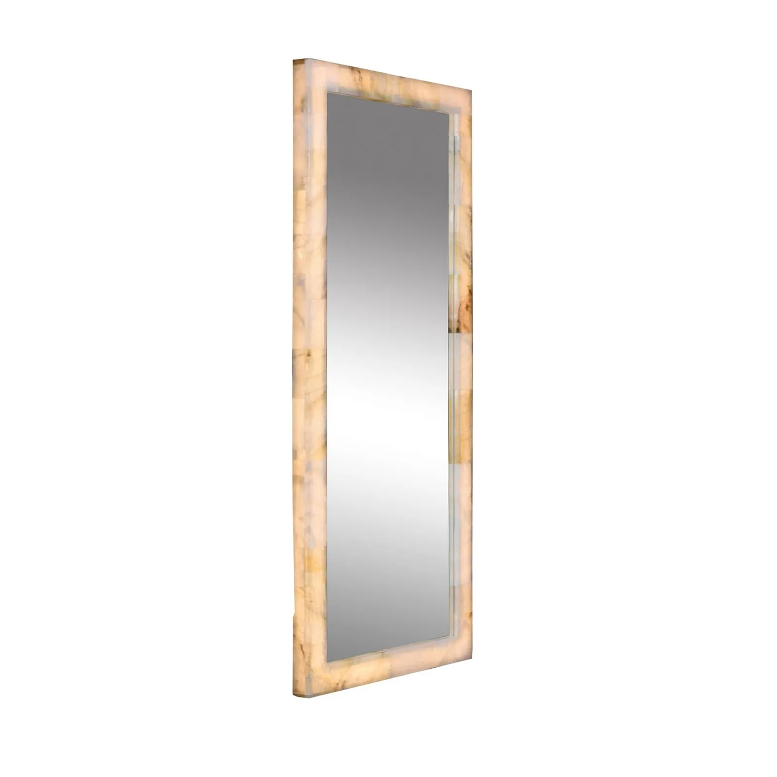 Timothy Oulton Frozen Tall Mirror 220Cm, Square, Neutral | Barker & Stonehouse 4