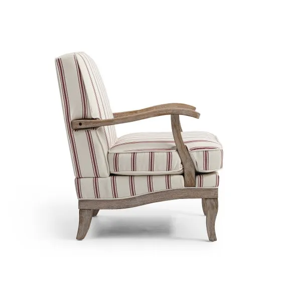 Esme Woven Folkstone Stripe Occasional Chair 5