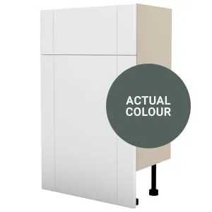 Duarti By Calypso Highwood 500mm Floor Reaching Full Depth Toilet Unit - Woodland Green