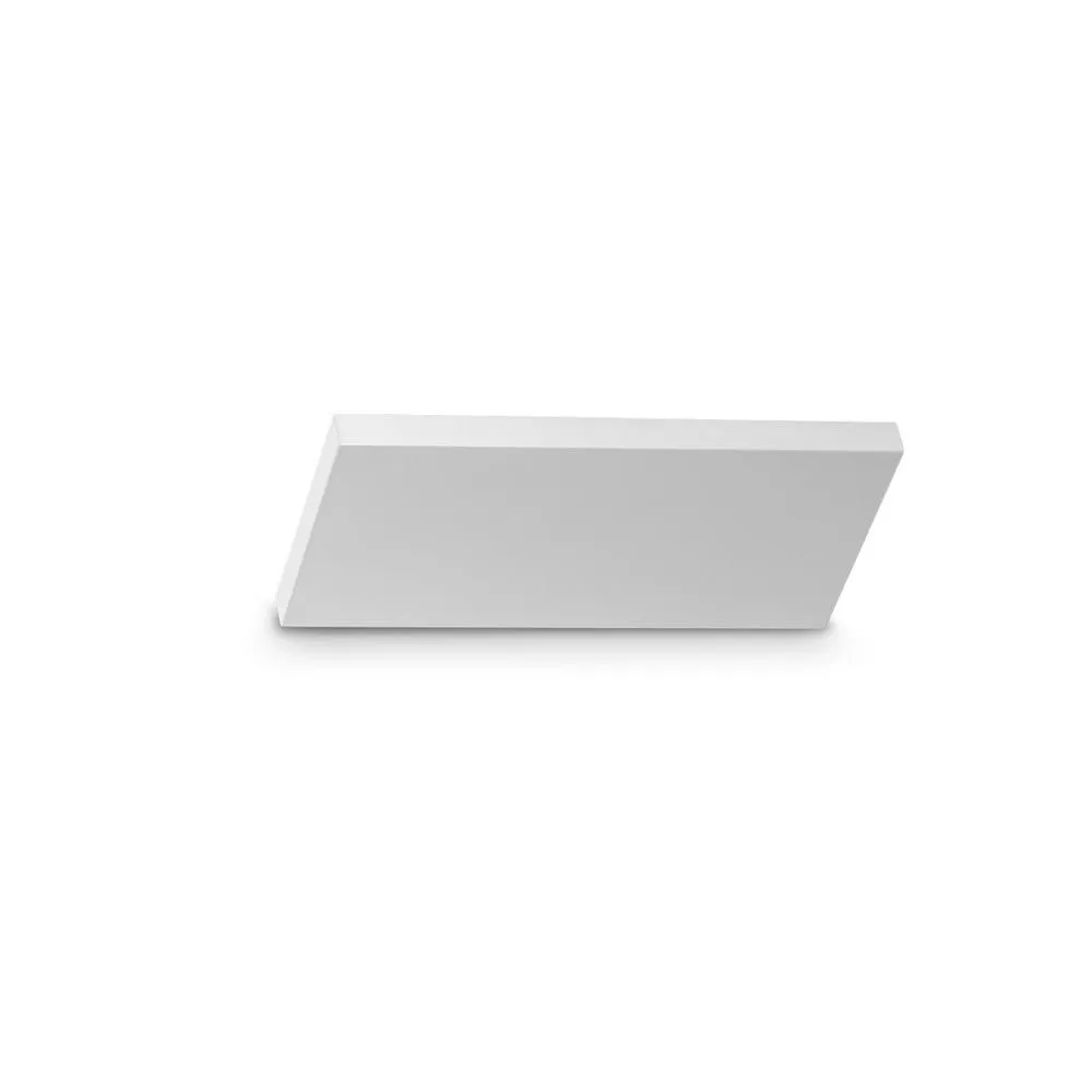 Netlighting Block 23cm Flush Wall Uplighter White 2x LED 1800lm 3000K