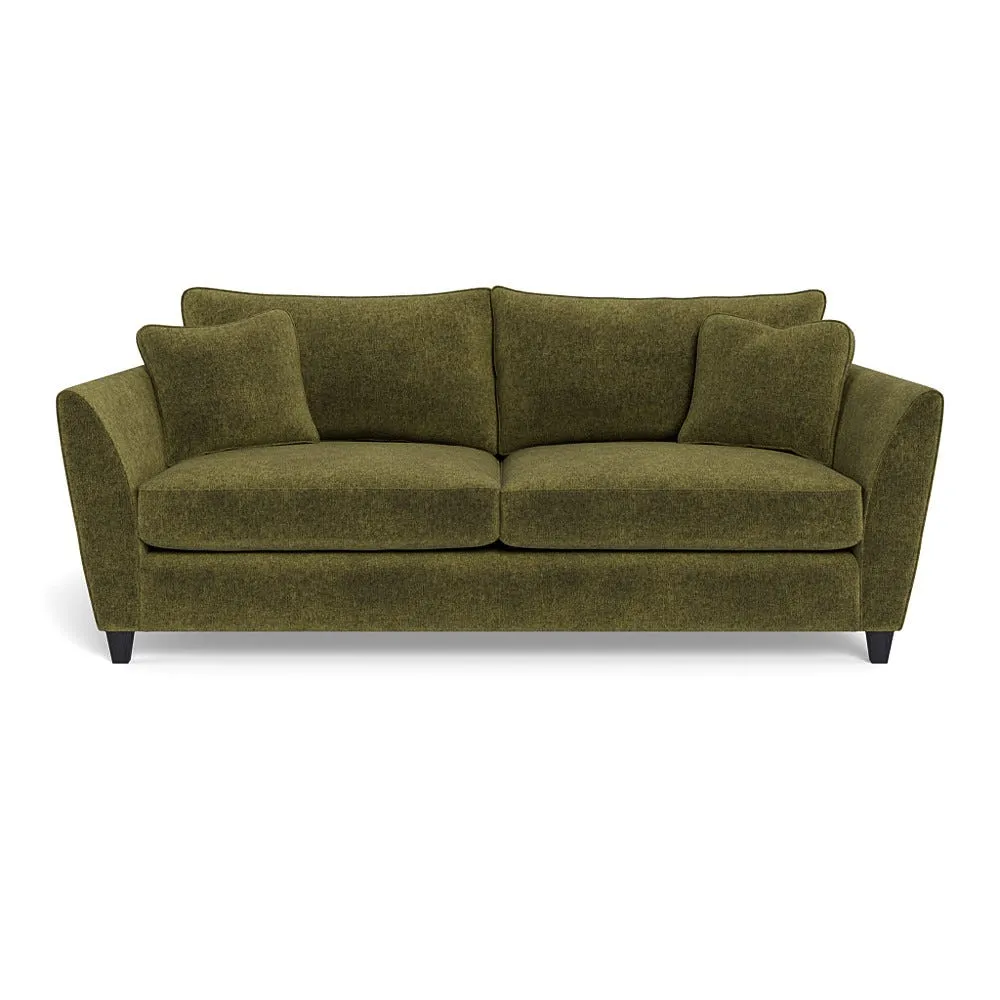 Heal's Torino 4 Seater Sofa Boucle Velvet Wilder Black Feet 1