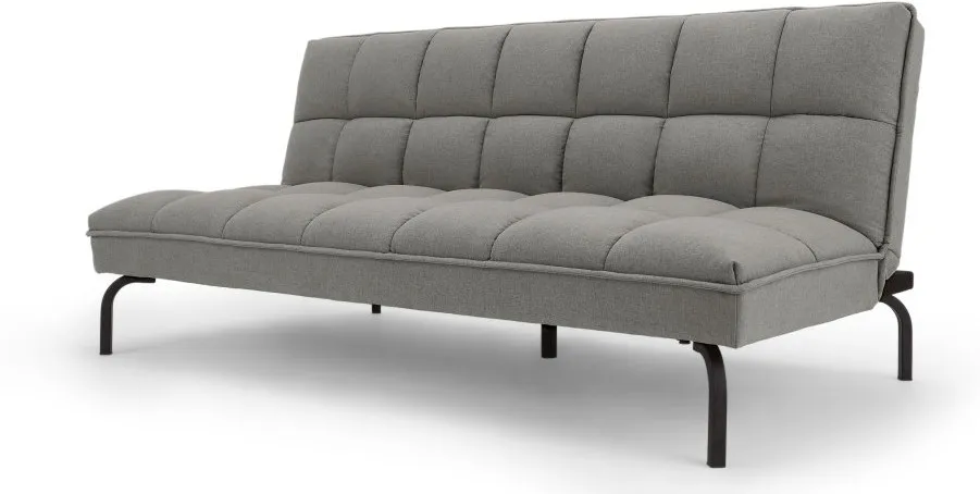 Hallie SofaBed, Manhattan Grey with Black Legs