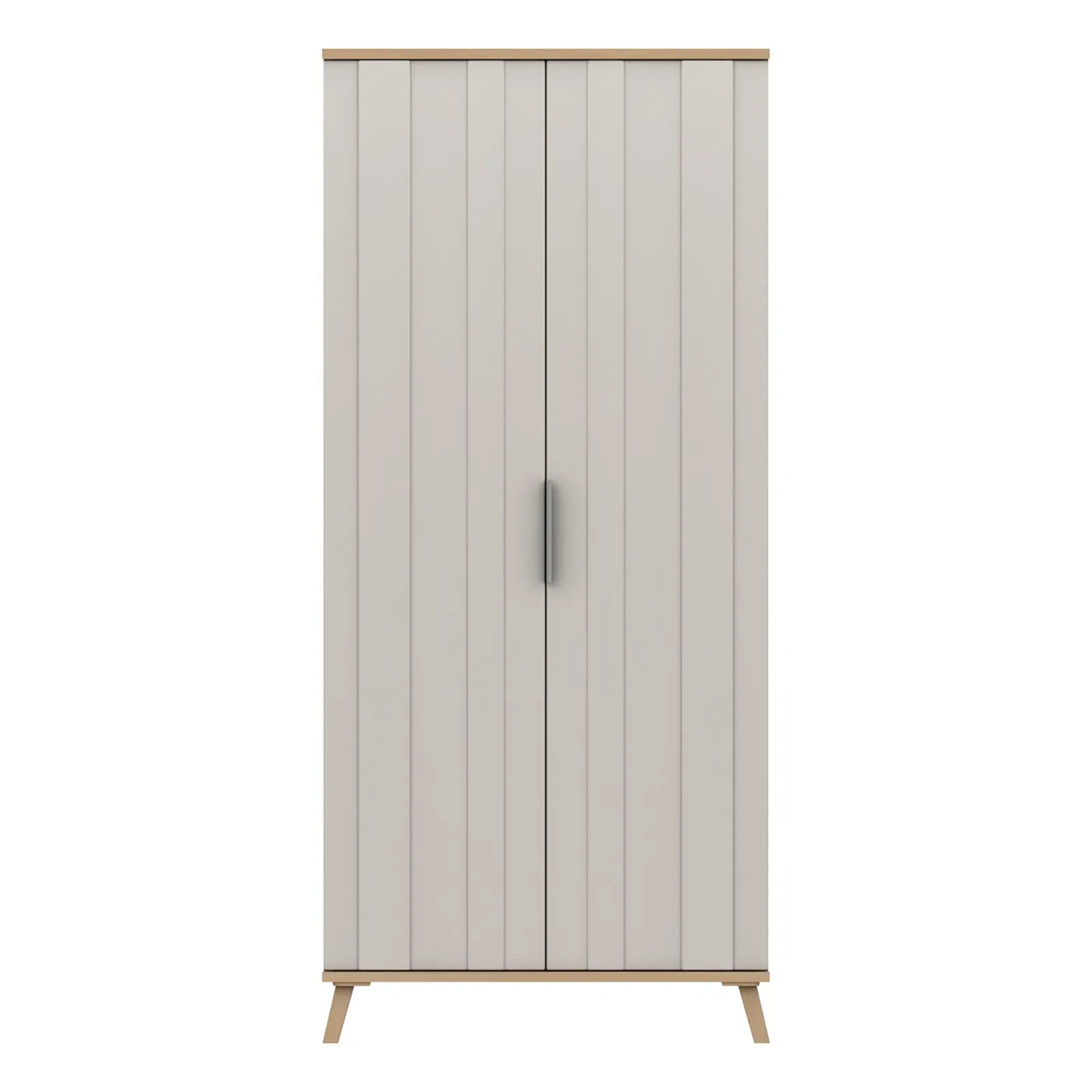 Murray Wide 2 Door Wardrobe Off White