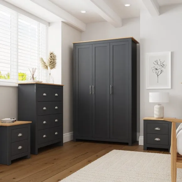Lancaster 4 Piece Bedroom Furniture Set 1