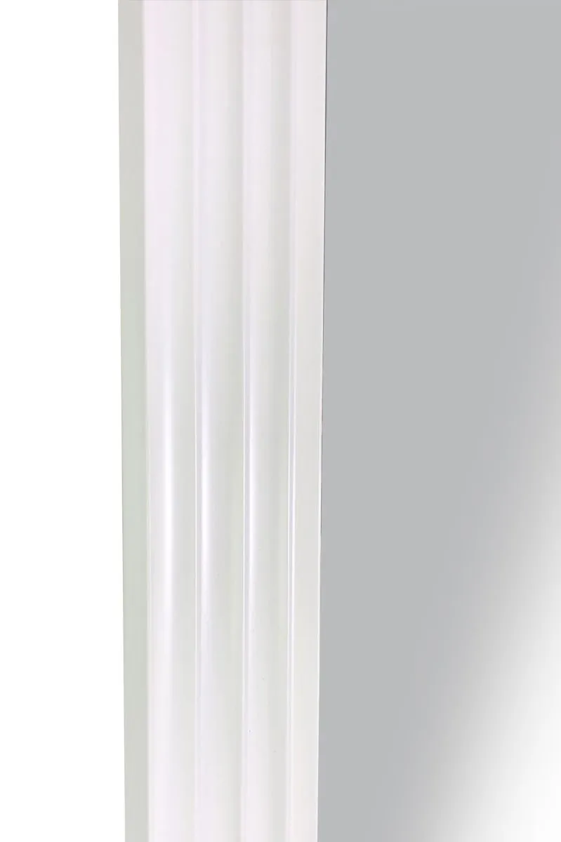 MirrorOutlet New Modern Bright White layered Wall Mirror 5ft6X3ft6 1672mmX1060mm 5