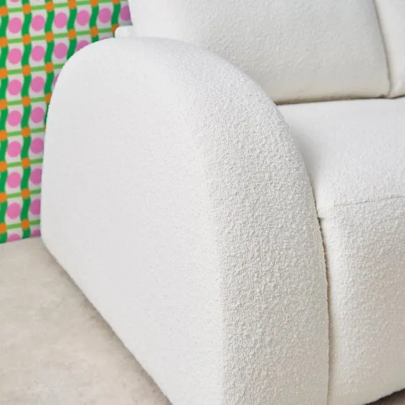 Yinka IIori Half Moon Boucle 2 Seater Sofa 4