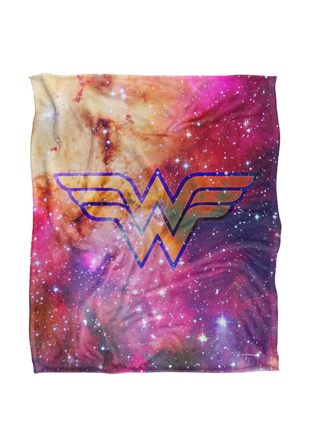 Warner Brothers Jla Logo Officially Licensed Silky Touch Super Soft Throw Blanket 152 x 127 cm in White