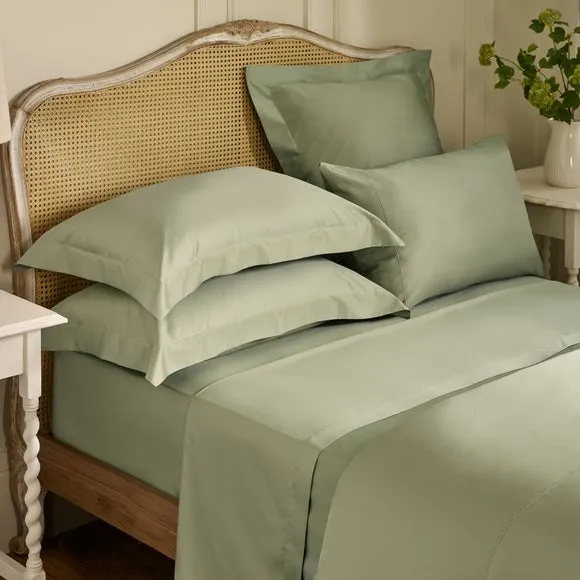 Dorma Luxe Egyptian Cotton Sateen Oxford Pillowcase 1