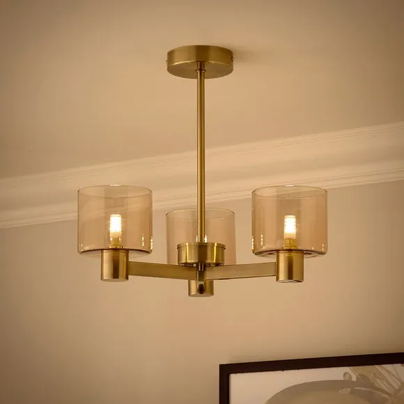 Erin 3 Light Semi Flush Ceiling Light 2